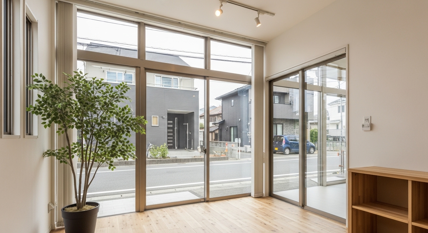 モダン住宅外観を表すイメージ画像