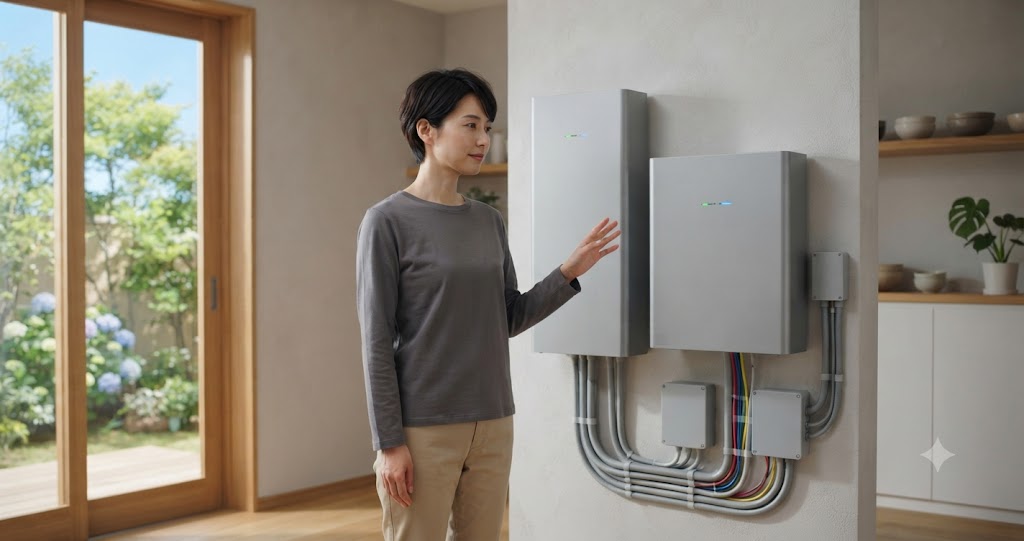 一条工務店の電気見える化を表すイメージ画像