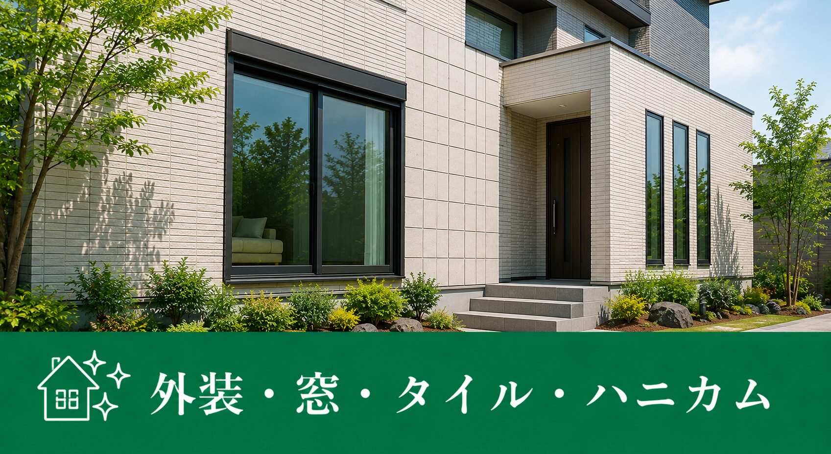 外装・窓・タイル・ハニカム