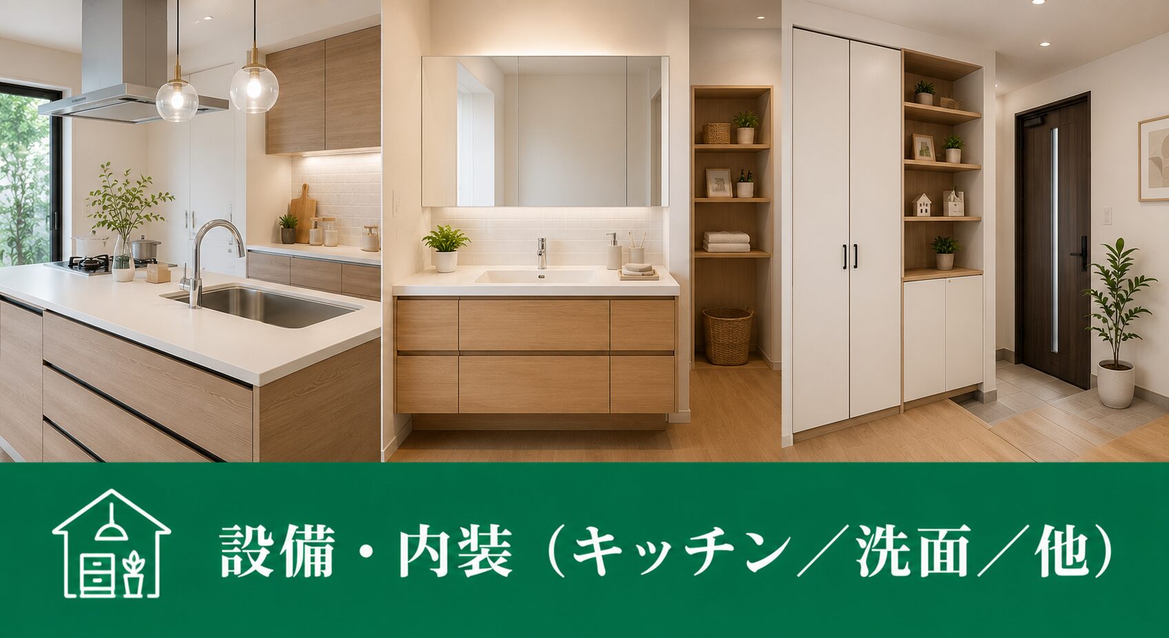 設備・内装（キッチン/洗面/他）
